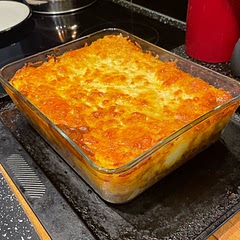 Ask ten people to make cottage pie and you’ll get ten different results. And I was no different when making cottage pies in the past. But this recipe is now my go to for great flavour and consistency. I did add half a sliced leek cooked in butter into the mash using the other half sliced in the filling. I scaled down the recipe for 500g of beef mince which makes four servings in our house. I also topped off the mashed potato with grated cheddar before it went into the oven. This dish eats so well alongside braised red cabbage absolutey lovely in my opinion