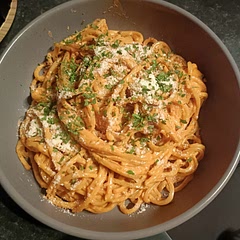 Bit dry but easy to make. I added parsley. Might add Bacon Lardons next time.