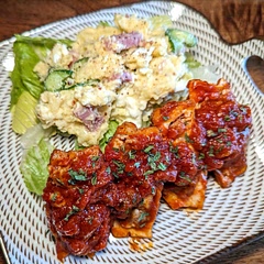 A bit of work to dig out the tofu but it was yummy!