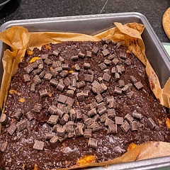 Delicious. Definitely going to repeat.
In the photo is before going to bake.