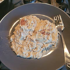I added double the amount of cream and orzo to the recipe and it was delicious 👍