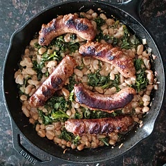 This was a great, easy recipe. I thought it would need sides but it's a full meal as written. Thanks!