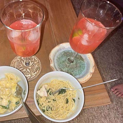 In a pinch we substituted the rosé with Fresca, it had the same bubbly effect. DELICIOUS!