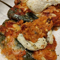 Used the suggested tofu ricotta recipe in place of cheese. Absolutely perfect! I will add a bit more water/tomato sauce as it was a touch shy on the sauce
