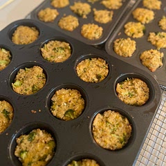 I made these for our lunches. This is going into rotation. We eat a lot of quinoa salads, but this is so much easier to grab and go. So much yum.