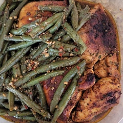 I did read the recipe and followed it pretty close but followed my heart for the hot sauce and garlic. 
10/10 very yummy and can't wait to make again soon!