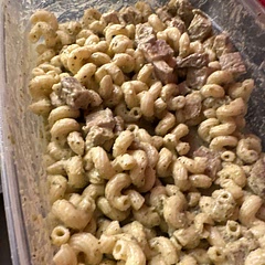 Used zucchini and added pork