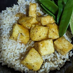 Really tasty, easy and quick recipe. Air fried the tofu, and used slightly less honey than suggested and it was plenty sweet enough. Will definitely have again!