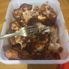 Absolutely the best chicken fajita recipe out there! I made my own fajita seasoning and just winged it with the beans and corn. 