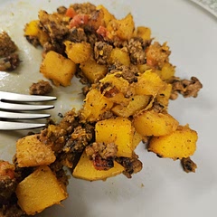 Overall, it's pretty good. I would add more bell peppers and put the squash in earlier.