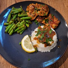 Tasty and easy recipe, I made it with some yasmine rice on the side. 