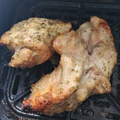 This is one of my favorite go to recipes. Very little prep work and can be done within 30 minutes. I like to use skinless and boneless chicken and it works similarly, just sometimes need to cook a bit longer.