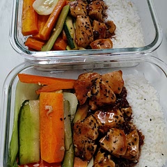 I'd make a bit more sauce next time and not thicken it as much