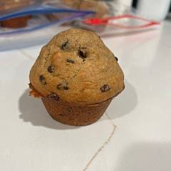 I used applesauce instead of oil and also substituted Greek yogurt for the sour cream. 
Made 12 large muffins! Baked for 5 and additional 25 minutes of dropped temp.
