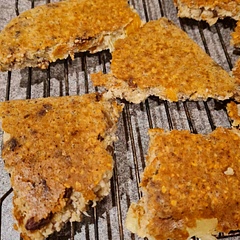 Substituted some of the egg for chia as I only had 2 left and baked in the crockpot on high slow cook for 2 hours. Very nice indeed. Used half the amount of honey as I didn't have maple.