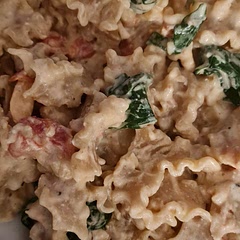 Very good hands off pasta dish, husband rated 9/10 would defo make again