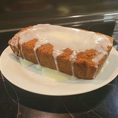 Was super good, I made a frosting using some powdered sugar, milk, and some cream cheese, and it was really good served hot with some tea.