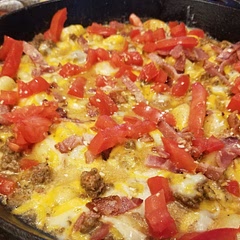 This was a hit!  My husband and I really enjoyed this dish and we passed the leftovers to a friend.  He loved the dish too!  I didn't have green onions, but it was still very good.