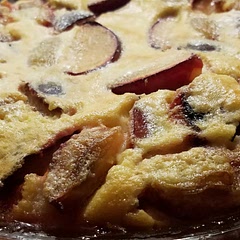 I had to use a normal plum as well because I ran out of prune plums. This is a dish that is easy, tastes amazing, and seems quite fancy. 