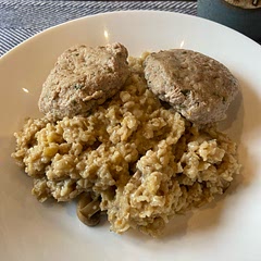 With turkey breakfast sausage