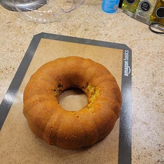 Before the sugar and cinnamon.  Omg everyone loved it