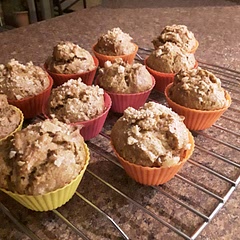 Moelleux à souhait! Enfin une recette sans gluten qui a vraiment une texture de muffin ♡ ♡ ♡