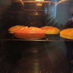 Not sure what I did wrong but it turned into souffle when baking at 160°C. Googling suggests beating the yolks and sugar for 5 minutes is too much but the rest of you seem to have had it work perfectly so 🤷‍♂️ 