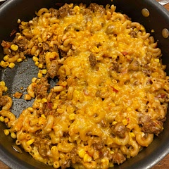 Adding to the regular rotation. Easy and delicious - doesn’t get better than that! We didn’t have pasta sauce, so used tomato paste and some extra water.