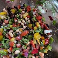 easy and tasty, pairs well as a side or combined with basically anything (i had it both alone and with thai leftovers). or good as a dip with tortilla chips.