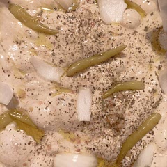 Great recipe. I used Cayenne peppers, onion, garlic and oregano as toppings. 