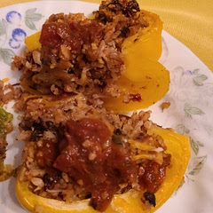 Turned out pretty good. Could use a bit more spice. We melted cheese on top and added salsa. 
