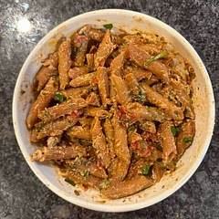 Very, very tasty. But as others have noted, I had to nearly triple the listed water and cook time for noodles.