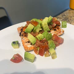 Didn’t have all of the spices and didn’t put onion in the avocado tomato salsa, but it still came out delicious! So incredible fast as well. Will definitely be a go-to. Mine came out a bit dry but I think that is my error