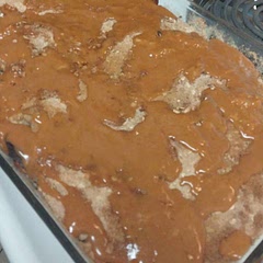 My whole family LOVED this dish my five year old daughter helped me make it we even went the extra mile and made a caramel sauce for the top it wasn't needed just added extra deliciousness.