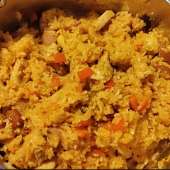 I did not add shrimp as I am not a seafood eater. I will double the sausage next time. It was perfect. Not too spicy and definitely full of flavor! Will add this to the dinner rotation! 