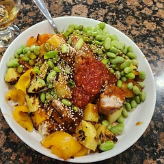 We smoked our chicken which elevated the marinade. It was the best chicken we've made. We also did the same with the pineapple and peppers. 