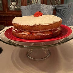 I added the sugar too late and overbeat the egg whites a little but it still turned out great