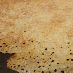 Didn't include the additional ingredients this time. Mine came out more pancakey than lacey but tasty, light and airy.