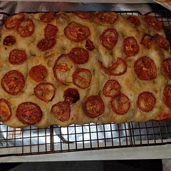 It definitely was delicious but will be dividing it into 2 pans next time we prefer a thinner focaccia.