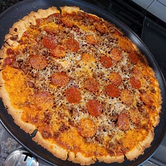 Did not care for this crust recipe. Never really rose and flavor was bland 