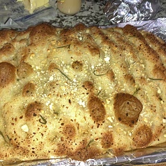 Everytime I bake this recipe it comes out better and better! It’s super simple, so versatile, and SO delicious! I’ve made it into pizza, cheesy bread, sandwiches, the possibilities are literally endless!!