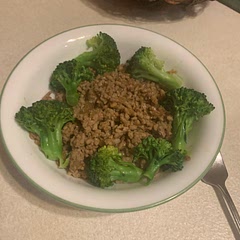 Was good for a quick and easy meal- forgot to add the sesame seeds - would probably only add 1 tbsp of brown sugar next time -  sautéed the onions first then added the ground turkey and garlic, served over brown rice