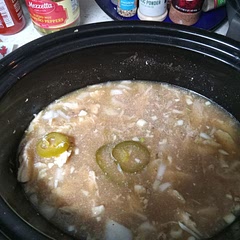 I used like one and a half jalapeños spice it up. 
