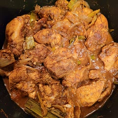 Best chicken curry I've ever made. Turned out so great, even though I had to add cinnamon powder instead of real cinnamon pieces and dried pandan instead of fresh. Definitely making again. 