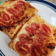 Added some hot honey drizzle and some seasoning post bake. Pretty good!