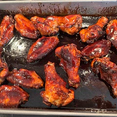 I was a little leery about the cooking time but it works! Let them sit for about 15 mins afterwards. Bast them during cooking. Fantastic!! They were devoured by my family.