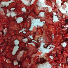Super delicious my daughter really enjoyed helping me make this. Next time I plan to only use fresh strawberries.