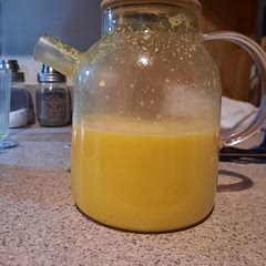 Replace honey with stevia and maple syrup.
Keep in the fridge or freeze into cubes.