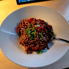 Sauce is perfect but I've swapped out some of the veggies.