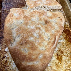 Made the dough in my mixer and let it rise for an hour and a half in a warm room.